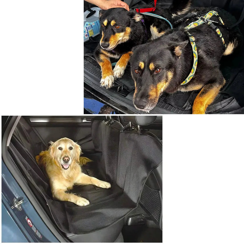 Car Rear Seat Cover Dog