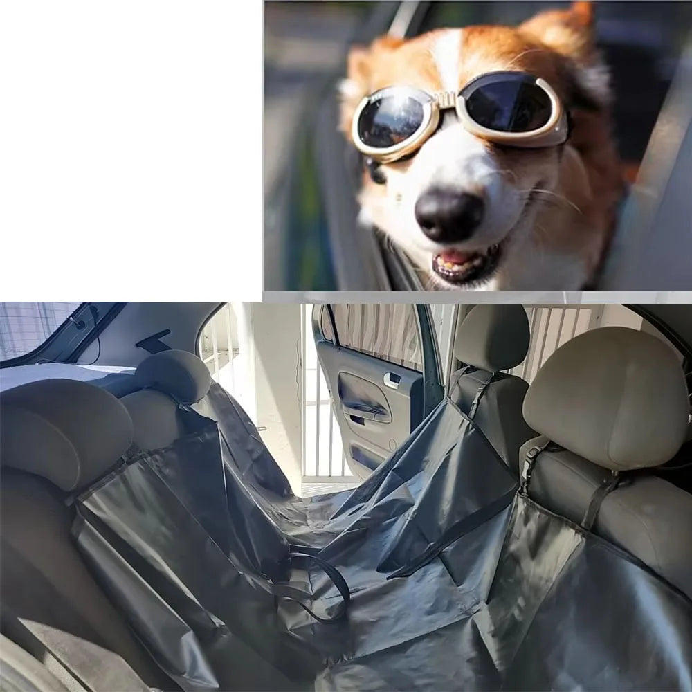 Car Rear Seat Cover Dog
