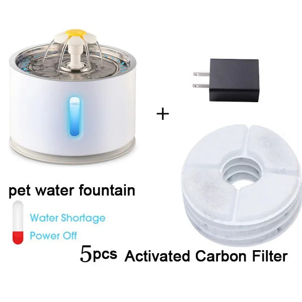 Automatic Cat Water Fountain 2.4L
