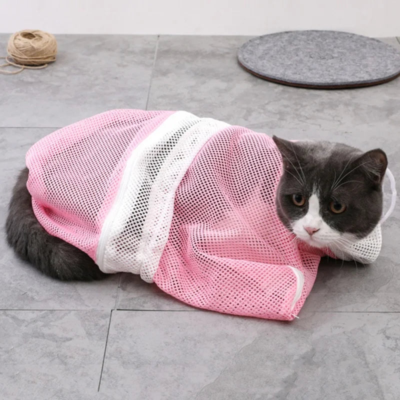 Mesh Pet Bath Bag