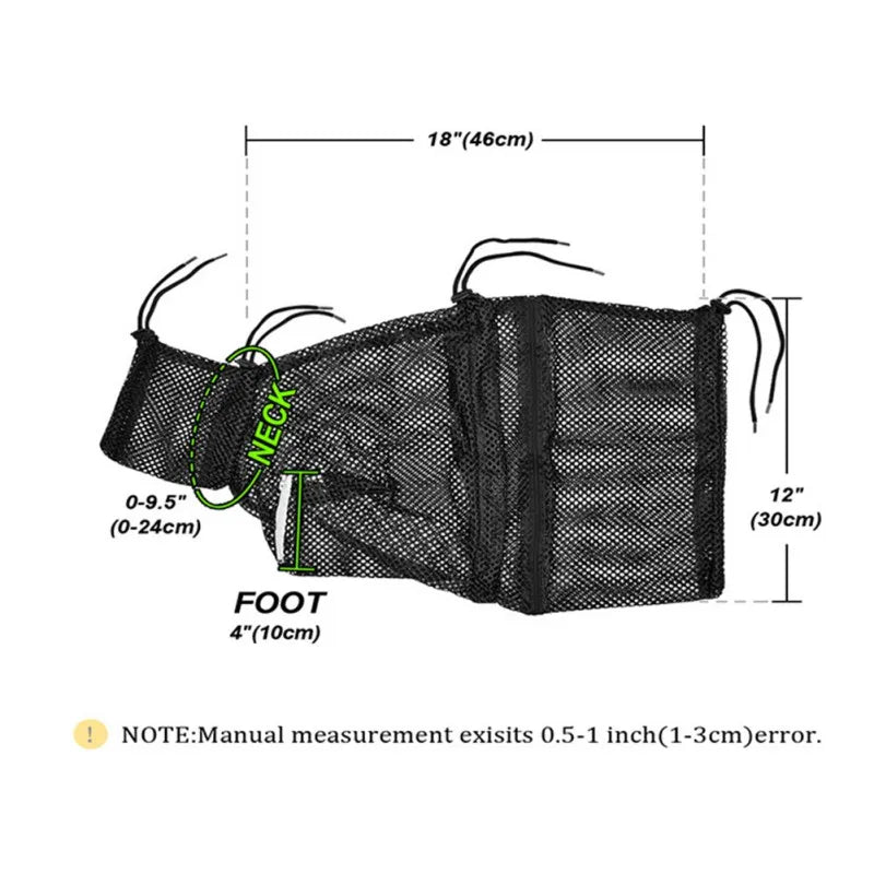 Mesh Pet Bath Bag