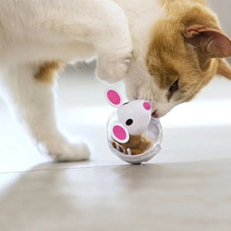 Pet Feeder Cat Toy Mouse