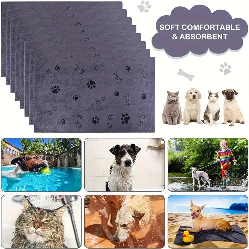 Soft Microfiber Dog Towels