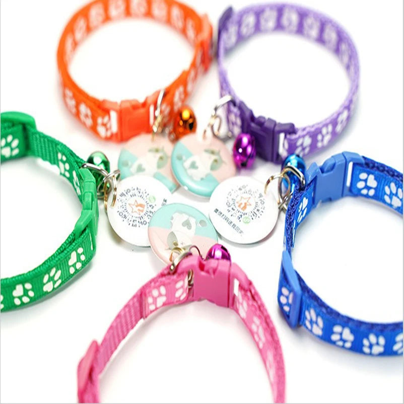 Pet cat bell collar