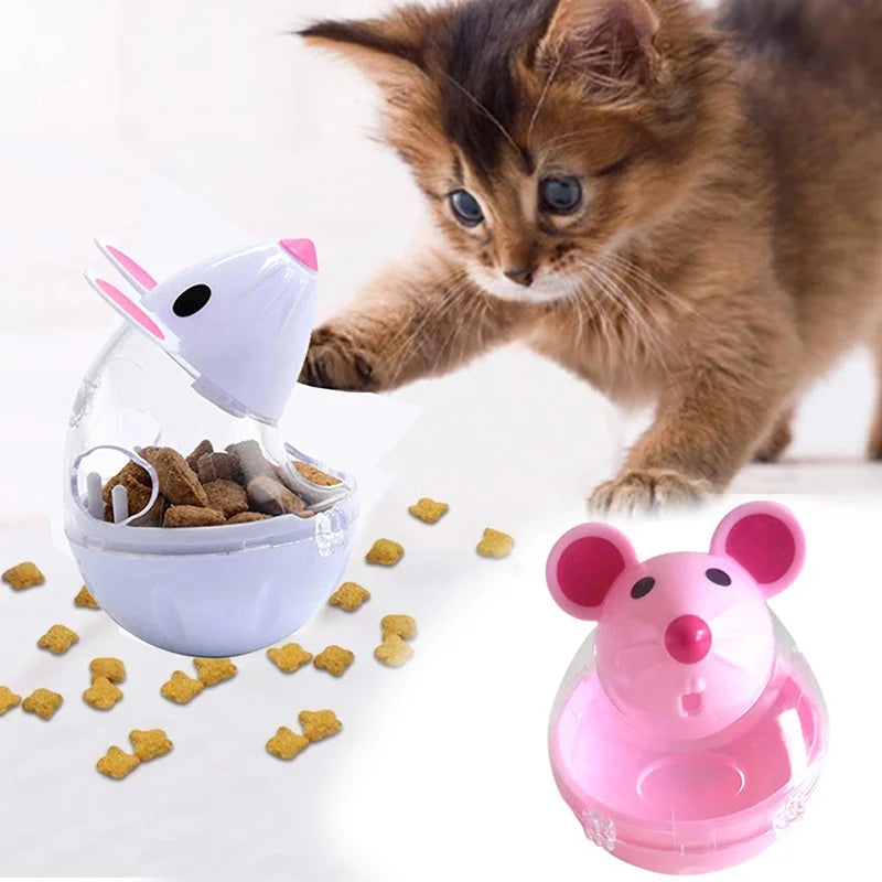 Pet Feeder Cat Toy Mouse