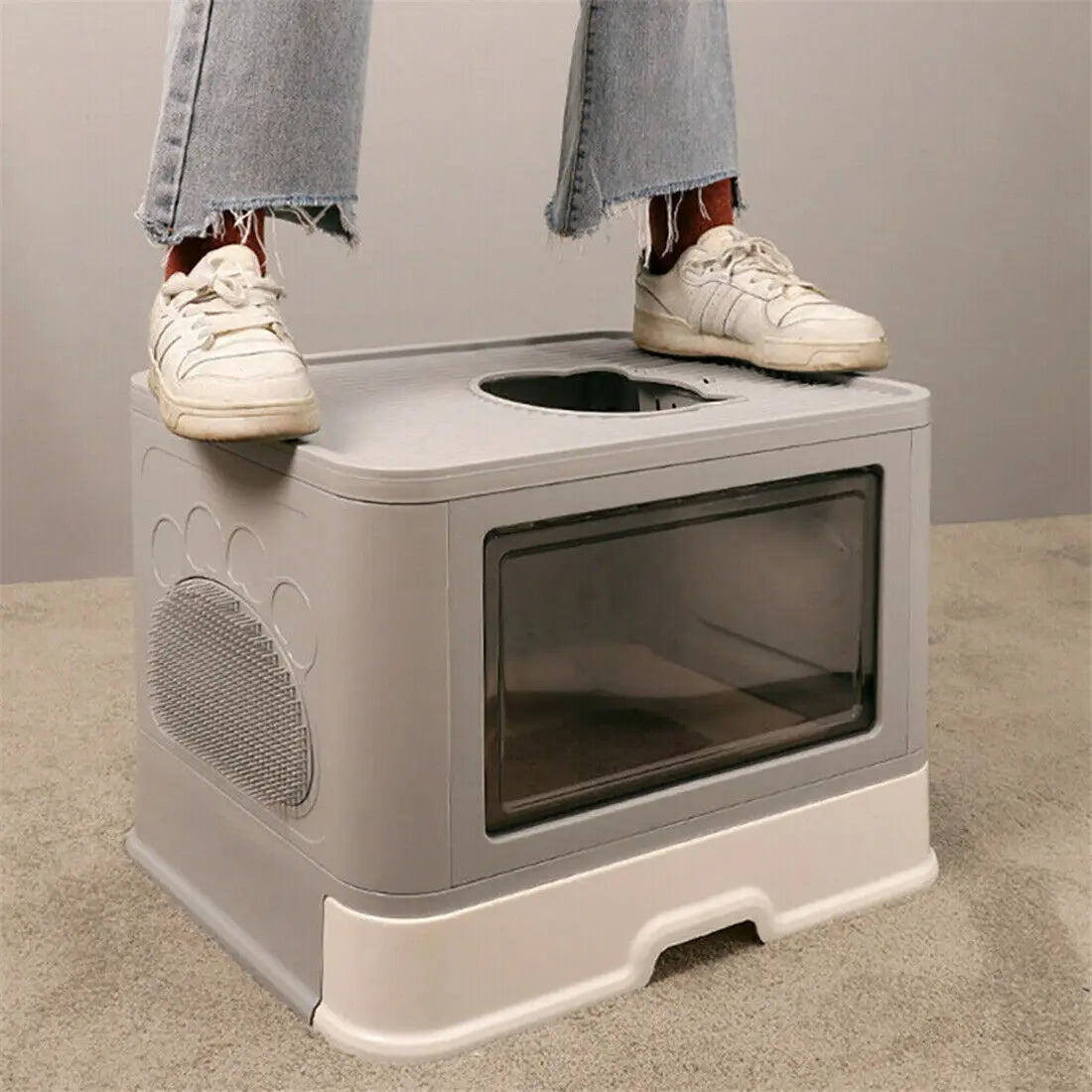 Foldable Cat Litter Box tailored for cats
