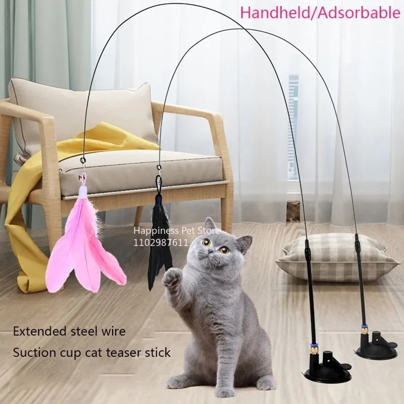 Cat Toy Teaser Stick With Bell
