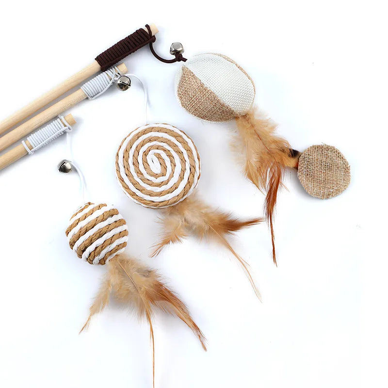 Teaser Feather Toys Kitten