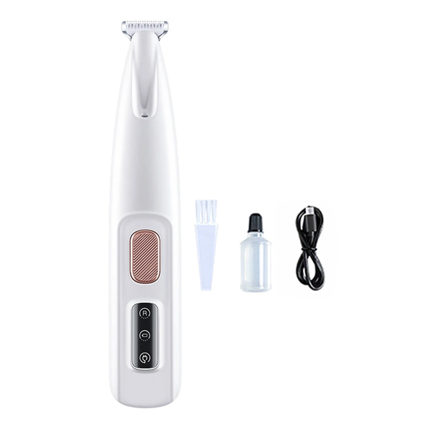 Portable Dog Paw Trimmer with Led Light Rechargeable