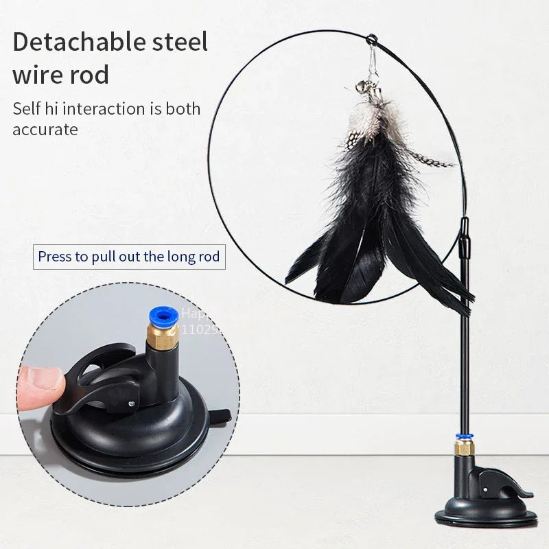 Cat Toy Teaser Stick With Bell