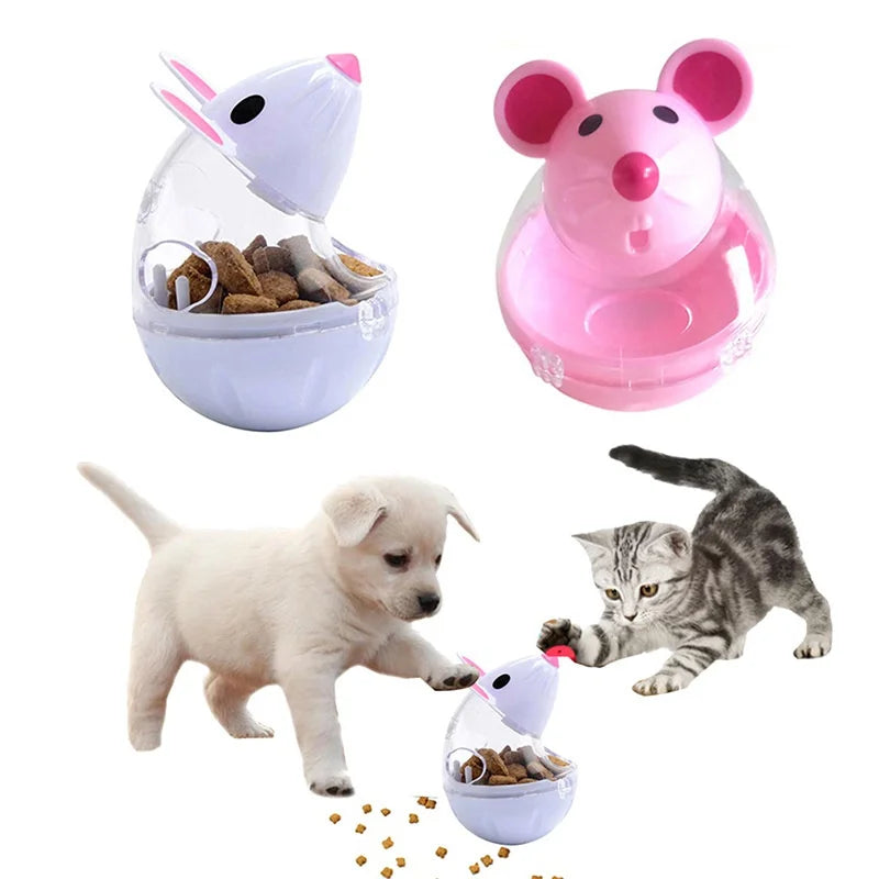Pet Feeder Cat Toy Mouse