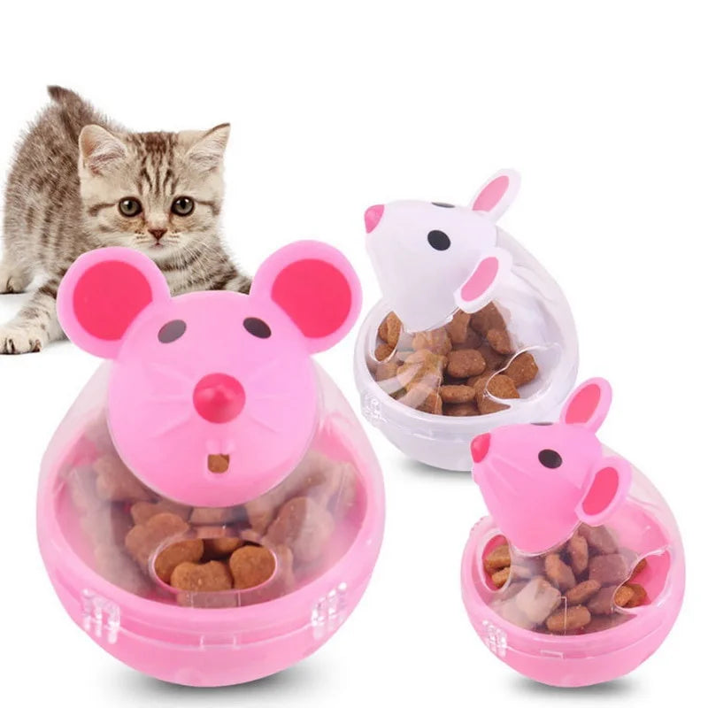 Pet Feeder Cat Toy Mouse
