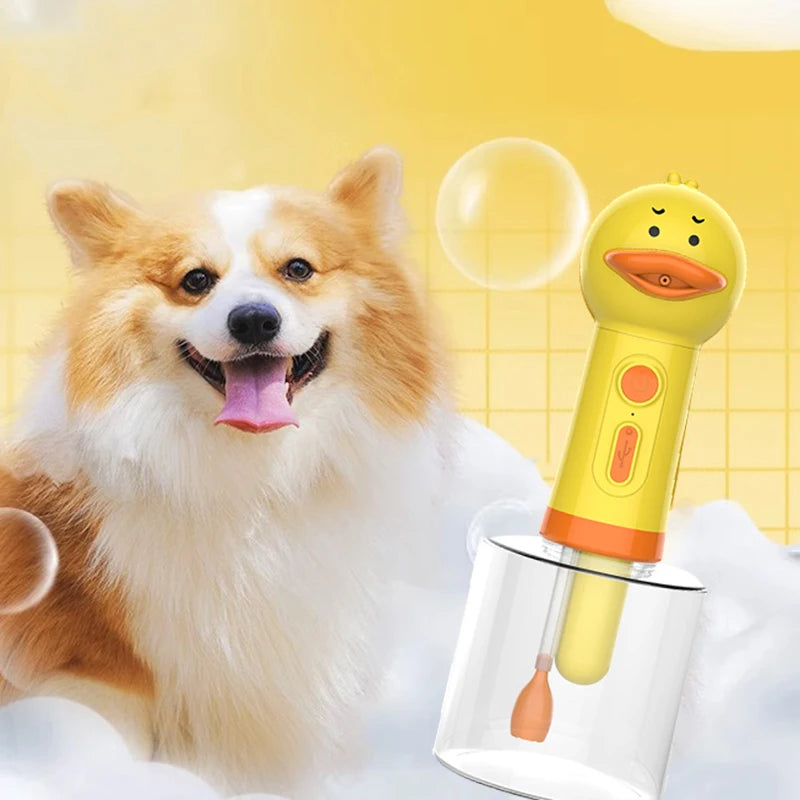 Yellow Duck Pet Cleaning Bathing Electric