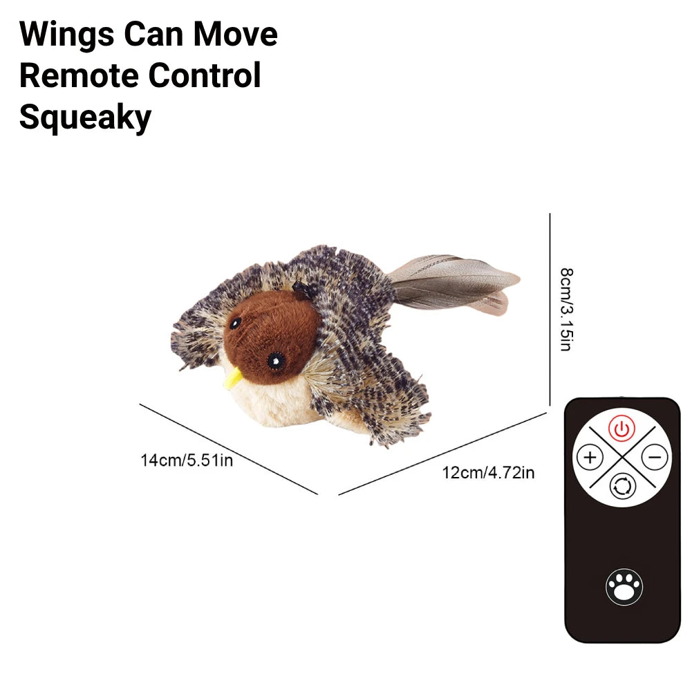 Interactive Cat Toys Kitten Chirping Bird