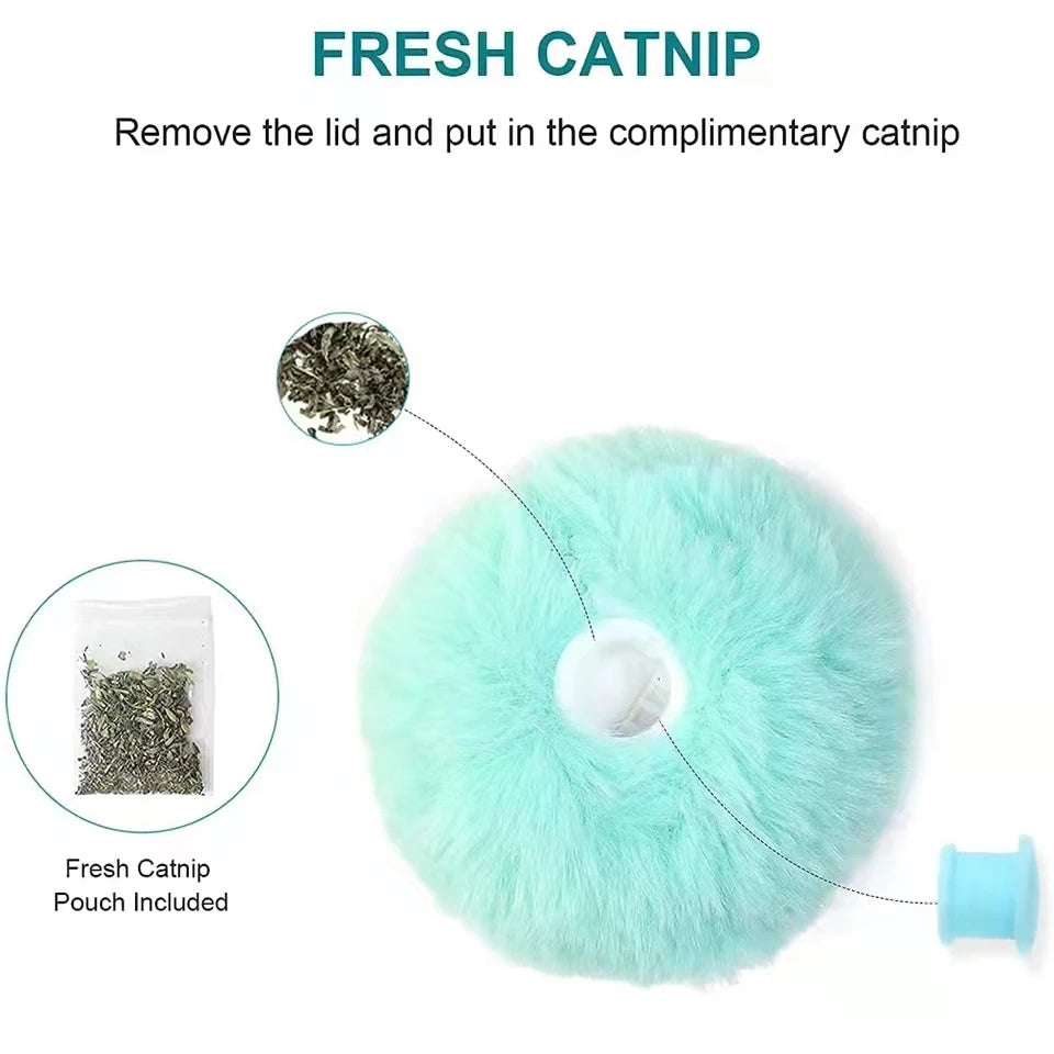 Smart Cat Interactive Ball Plush Electric Catnip