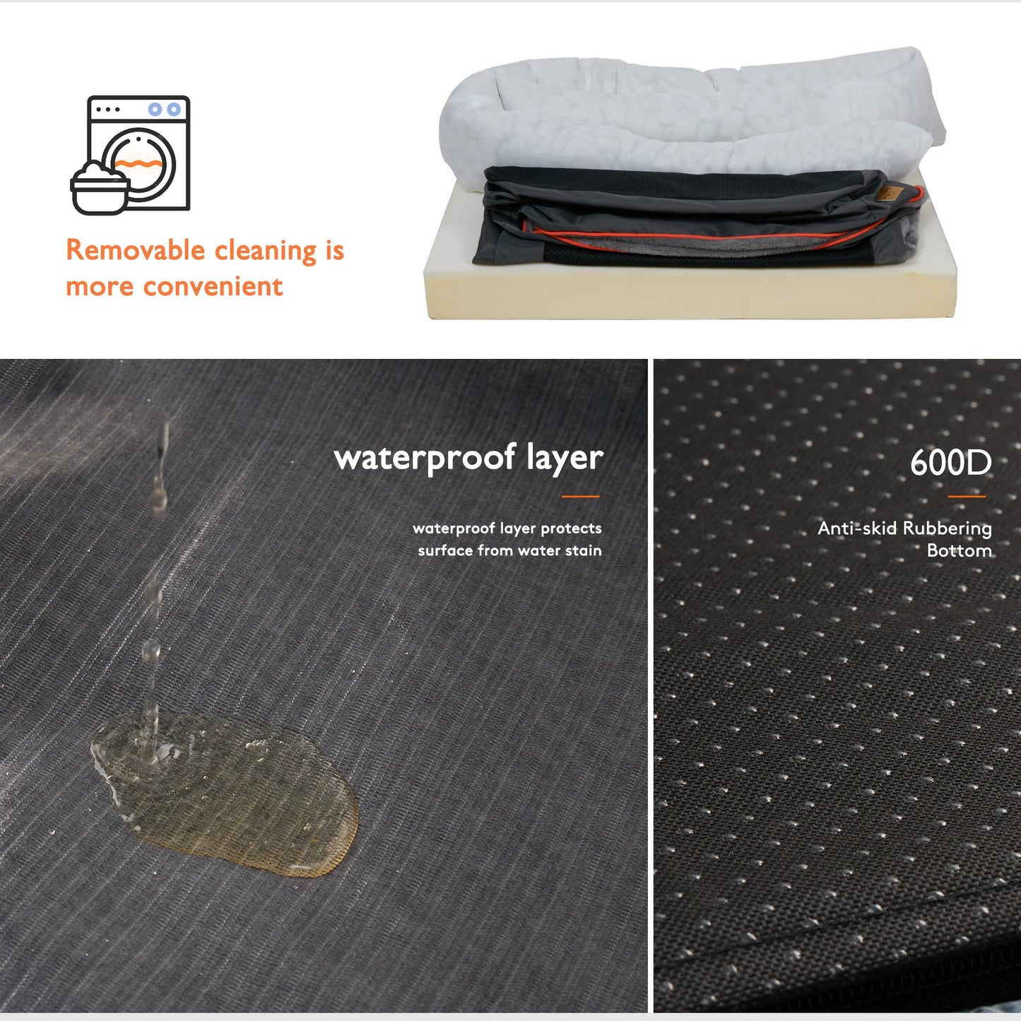 Dog Bed Super Soft Orthopedic