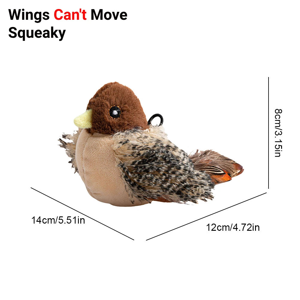 Interactive Cat Toys Kitten Chirping Bird