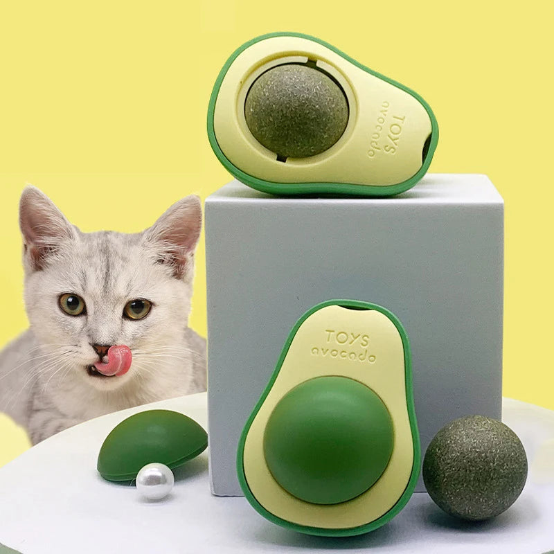 Avocado Cat Toy Interactive Ball 1PC