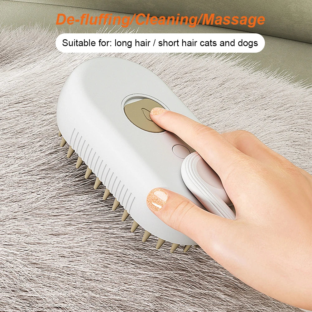 Cat Steam Brush 3 in 1 Electric Spray