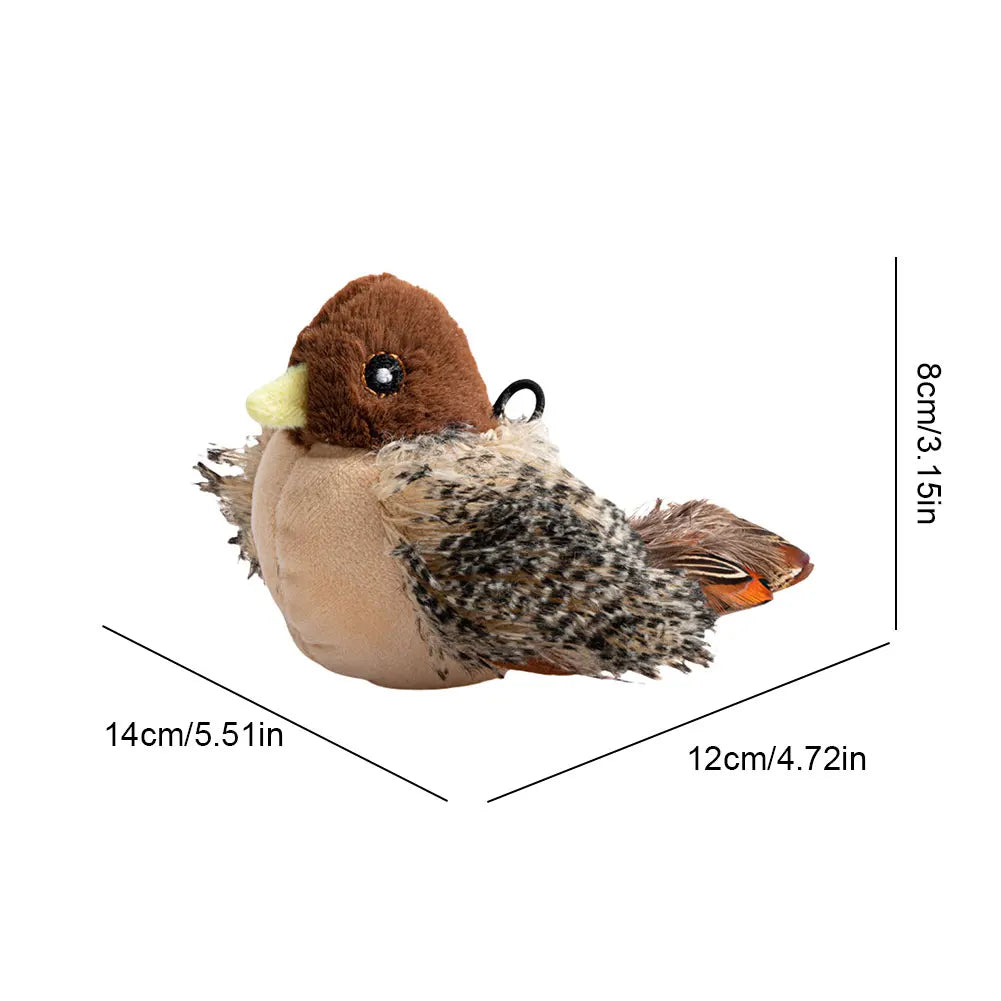 Interactive Cat Toys Kitten Chirping Bird