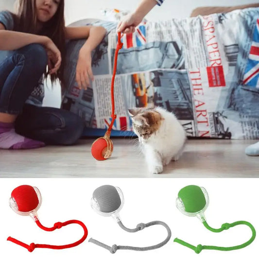 Interactive Cat Toys Ball Auto Electric