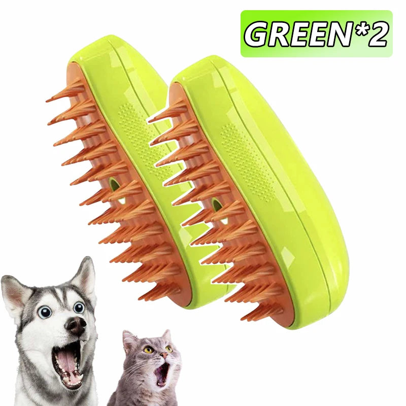 Cat Dog Steamy Brush