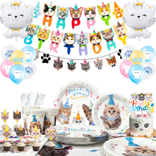 Cat Birthday Party Supplies