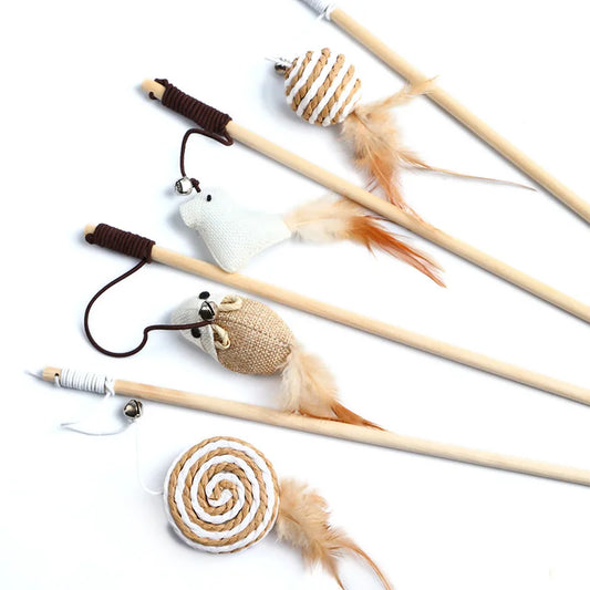Teaser Feather Toys Kitten