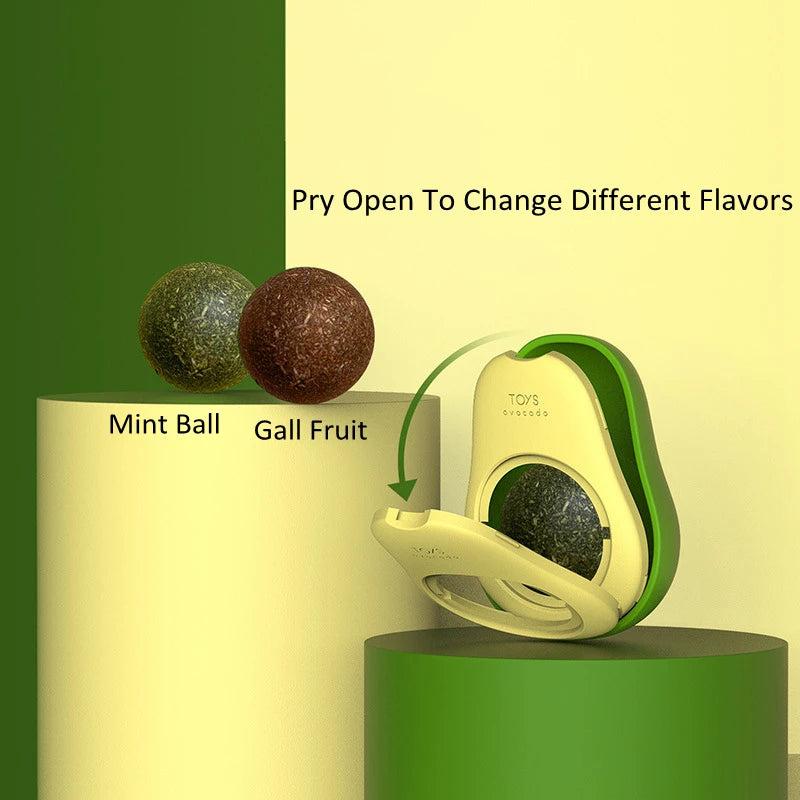 Avocado Cat Toy Interactive Ball 1PC