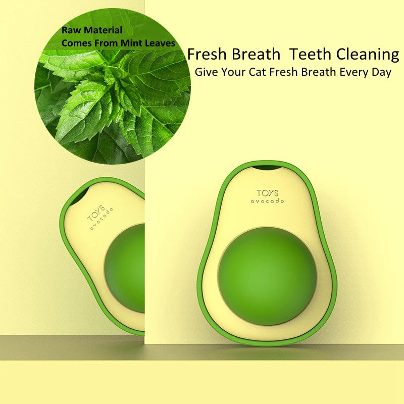 Avocado Cat Toy Interactive Ball 1PC