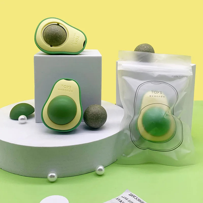 Avocado Cat Toy Interactive Ball 1PC