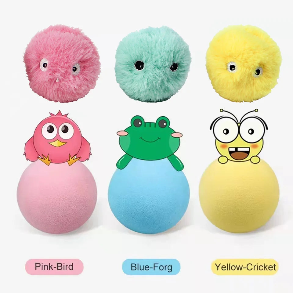 Smart Cat Interactive Ball Plush Electric Catnip