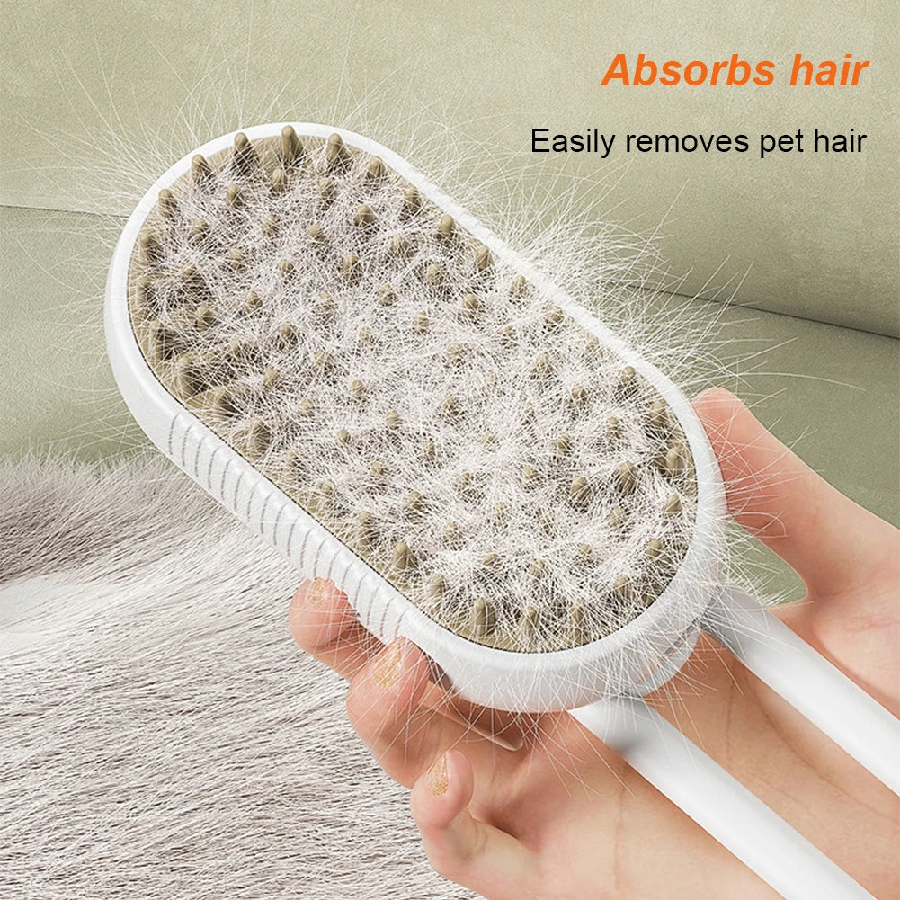 Cat Steam Brush 3 in 1 Electric Spray