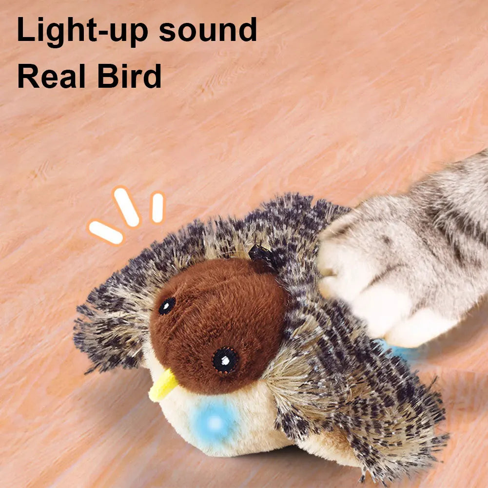 Interactive Cat Toys Kitten Chirping Bird