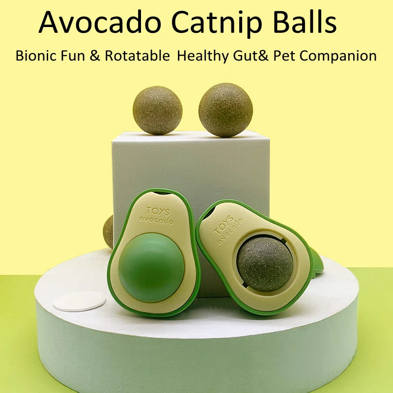 Avocado Cat Toy Interactive Ball 1PC